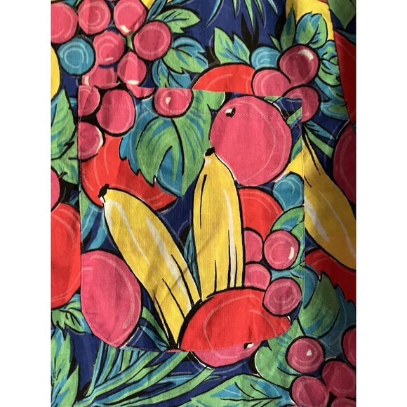 Vintage Bon Homme Men’s Fruit Shirt Small button down cotton Made In The USA sm - Picture 3 of 5